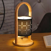 Globo Eastern Europe s.r.o Fa asztali lámpa, 33 cm - Ninja Globo 21506B, 1xE14 foglalattal