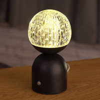 Globo Eastern Europe s.r.o Tölthető asztali LED kristálygömb, 20 cm - Julsy Globo 21007S, memória, USB, akkumulátoros, hordozható, 2700-6500 K, 173 lm, 2,5 W