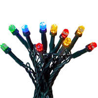 EGLO Magyarország Kft. Kültéri színes LED fényfüzér, 15 m (Diamond star light)