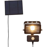 EGLO Magyarország Kft. Földbe szúrható napelemes kültéri LED lámpa mozgásérzékelővel, 15x0,03 W, melegfehér, fekete - Villagrappa Eglo 900247