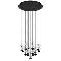 EGLO Magyarország Kft. Függesztett LED lámpa kristály virág díszekkel - Pianopoli 2 Eglo 390277, 3600 lm, 3000 K, 15x1,8 W, 220-240 V