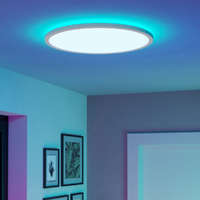 EGLO Magyarország Kft. Okos fürdőszobai mennyezeti LED lámpa - Rovito-Z Eglo 901473, 2900 lm, 2700-6500 K+RGB, állítható színhőmérséklet és szín, applikációval szabályozható, Bluetooth, ZIgbee, 16,8 W, 220-240 V, IP44