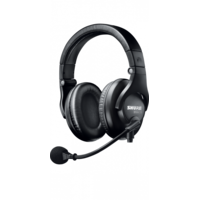SHURE SHURE Kétoldalas, zárt, broadcast headset, fejhallgató+mikrofon, kábel nélkül!