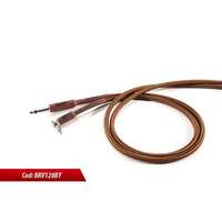 Proel PROEL Hangszerkábel, 3 m barna-arany, 1x 6,3 mm mono jack és 1x 6,3 mm pipa mono jack dugó