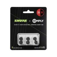 SHURE SHURE x Comply TZ100 fekete szivacs SE és AONIC fülhallgatóhoz, 3 pár, méret: Medium