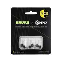 SHURE SHURE x Comply TZ100 fekete szivacs SE és AONIC fülhallgatóhoz, 3 pár, méret: Extra small