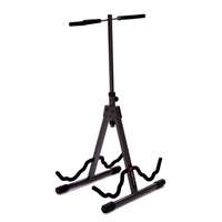 Proel PROEL Univerzális gitárállvány nyaktámasszal, 2 gitár szivacs és gumi borítással, szürke, max: 20kg