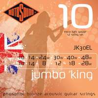 Rotosound Rotosound Akusztikus gitár húrkészlet, foszfor-bronz,12 húros, 10 14 8 12 18 28, 10 14 24 30 40 48