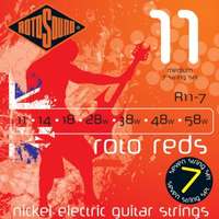 Rotosound Rotosound Nickel 7 húros elektromos gitár húrkészlet, medium, 11 14 18 28 38 48 58
