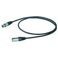 Proel PROEL Mikrofonkábel, 10 m fekete, XLR 3FV és XLR 3MV csatlakozók, fémház, HPC210 kábel törésgátlóval