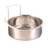Trixie Trixie Bowl with Holder, Stainless Steel - madáretető fém kalitkákba 150ml, ø7cm