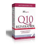 Interherb Q10+ Rezveratrol kapszula 30 db