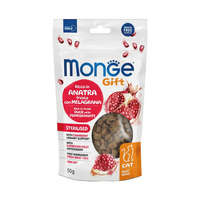 Monge Monge GIFT Steril Húsos Mini Monoprotein Jutalomfalat Macskáknak (Kacsa és Gránátalma) - 50 g