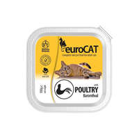 Euro Pet Euro Cat Alutálcás Macskaeledel (Baromfi) - 100 g