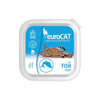 Euro Pet Euro Cat Alutálcás Macskaeledel (Hal) - 100 g