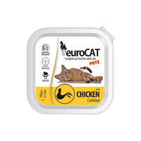 Euro Pet Euro Cat Paté Alutálcás Macskaeledel (Csirke) - 100 g