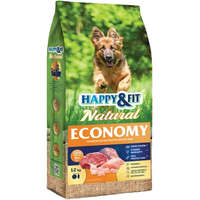 Happy&Fit Happy&Fit Natural Economy Adult Száraz Kutyatáp - 12 kg