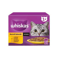 Whiskas Whiskas Szárnyas Válogatás Alutasakos Macskaeledel Szószban (Csirke, Baromfi, Kacsa, Pulyka) - 12x85 g