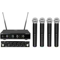 OMNITRONIC OMNITRONIC UHF-E4 Wireless Mic System 518.7/520.9/523.1/525.3MHz