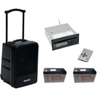 OMNITRONIC OMNITRONIC Set MOM-10BT4 Modular wireless PA system + CD Player with USB&SD + 2x Battery