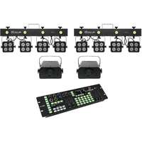 EUROLITE EUROLITE Set 2x LED KLS-180 + 2x LED WF-40 + DMX LED Color Chief Controller