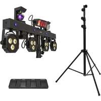 EUROLITE EUROLITE Set LED KLS Scan Next FX Compact Light Set + Foot switch + Steel stand