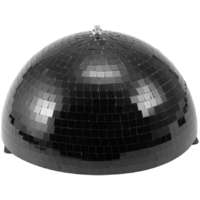 EUROLITE EUROLITE Half Mirror Ball 30cm black motorized