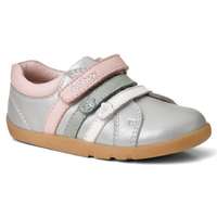 Bobux Bobux Ezüst rózsaszín-fehér tépőzáras kiscipő - 24 (2-3 éves)