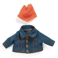 Djeco Játékbaba kiegészítő, babaruha - Kék dzseki - Outfit Blue jacket - Pomea játékbabához (Djeco, 7773)