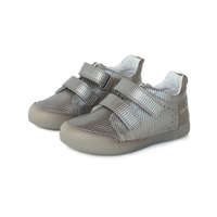 D.D.Step D.D.Step – Gyerekcipő – Átmeneti kislány bőrcipő – bronz, csíkos