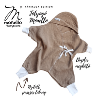 Monello Monello - Kánikula kiscsillag - Latte - 62-es (0-3 hó) ZÁRT lábvég