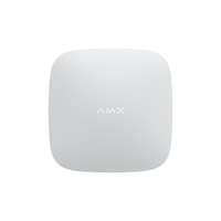 AJAX SYSTEMS AJAX SYSTEMS Ajax Hub 2 vezeték nélküli riasztóközpont (HUB) beépített LAN és GSM / GPRS kommunikátorral, 100 vezetéknélküli eszköz, 9 partíció, 10 IP kamera és 50 felhasználó kezelése, beépített akkumulátor, MotionCam fogadása, fehér