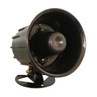 SOLLEYSEC SOLLEYSEC Kültéri tölcséres sziréna, 55x55mm, 10/15W, 12V DC, 115dB