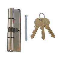 CORBIN CORBIN Cilinder zárbetét 50+60mm, bronz rugók, DIN szabv., 5 csapos kulcs, fényes króm szín