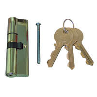 CORBIN CORBIN Cilinder zárbetét 45+50mm, bronz rugók, DIN szabv., 5 csapos kulcs, fényes króm szín