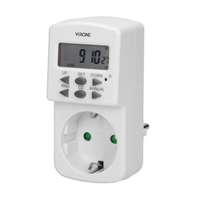 ORNO ORNO Mini digitális időzítő, 1800W, 8A, 10 üzemmód, Schuko dugalj, 12 vagy 24 órás üzemmód