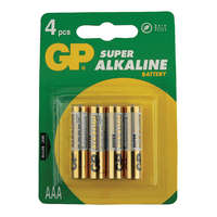 GP GP Elem, mikro, AAA, 1,5 V alkáli ,SUPER (LR03 GP24A-C4).
