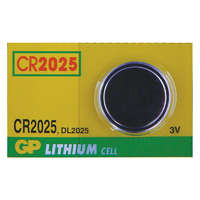 GP GP Gombelem, 3 V litium , 150 mAh (távirányító, játék, öngyújtó, fotógép) (CR2025-C5).