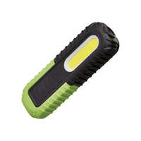 EMOS EMOS LED lámpa. Újratölthető szerelőlámpa 5W COB és 3W leddel, víz és ütésálló, mágneses talppal, akasztóval, Micros USB töltőcsatlakozóval.