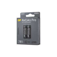 GP GP AA (ceruza) méretű tölthető GP Recyko+Pro elem feszültsége 1,2 V, kapacitása 2000 mAh