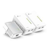 TP Link TP Link TP-LINK Powerline AV600 2x100Mbps + Wireless N-es 300Mbps, TL-WPA4220 KIT