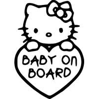  Baby on Board Hello Kitty autómatrica