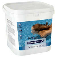 Astralpool Action 10 fertőtlenítő tabletta (többfunkciós tabletta pH csökkentővel) - 1kg