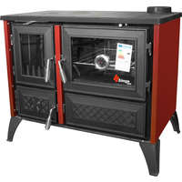 Strend Pro Strend Pro 801 STELA fatüzelésű sparhelt, bordó, 9,12 kW, 91 × 52,5 × 77 cm, jobb oldali füstcső kimenet, átmérő: 130 mm