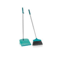 Leifheit Leifheit 41404 seprűkészlet, 90 cm, szürke-kék, összecsukható kivitelben, gumírozott lapáttal és lágy sörtékkel