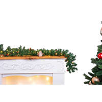 MagicHome Vianoce MagicHome karácsonyi füzér, 50 LED, meleg fehér, 3x AA, 8 funkció, 2.7 m