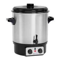 Royal Catering Forralt bor készítő - 27 l - időzítő - leeresztő csap - rozsdamentes acél
