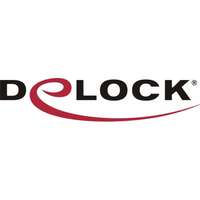 DELOCK DELOCK 19" patch panel 16 porttal Cat.6A 1U fekete