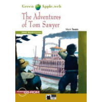  BLACK CAT READERS GREEN APPLE EDITION 1 - ADVENTURES OF TOM SAWYER + CD-ROM – Mark Twain,Adapted by Sally M. Stockton