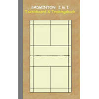  Badminton 2 in 1 Taktikboard und Trainingsbuch – Theo Von Taane